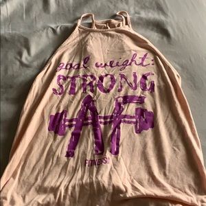 Good weight strong af gym tank